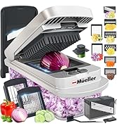 Mueller The Real Original Pro Chopper since 2013 Vegetable Chopper Mandoline Slicer, 8 Blade Food...
