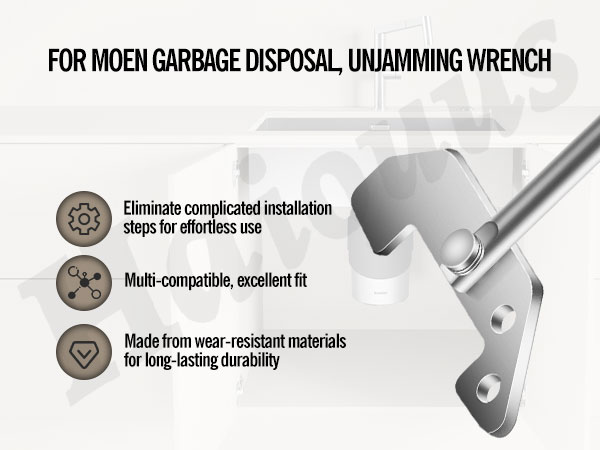 Garbage Disposer Unjamming Wrench