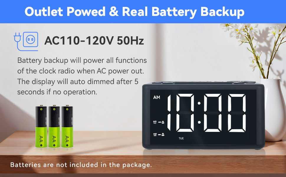 clock radios for bedroom am fm