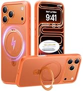 TORRAS Ostand Magnetic for iPhone 17 Pro Case, Fit for MagSafe, 3X Military Drop Protection, Came...