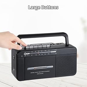 portable cassette recorder