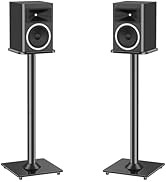 MOUNTUP Universal Speaker Stands Pair for Surround Sound Home Theater, 31" Height Floor Speaker S...