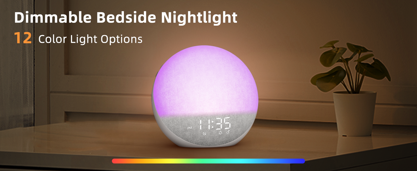 wake up light sunrise alarm clock