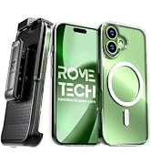 Designed for iPhone 17 Case with Belt Clip Holster | Transparent Full-Body Protective Cover with ...