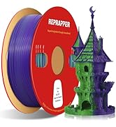 Reprapper Dual Color PLA, Coextrusion PLA Filament 1.75mm for 3D Printer, Multicolor Like Matte R...