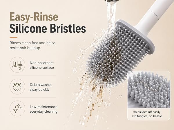 RV Toilet Brush and Holder, Wall Mounted