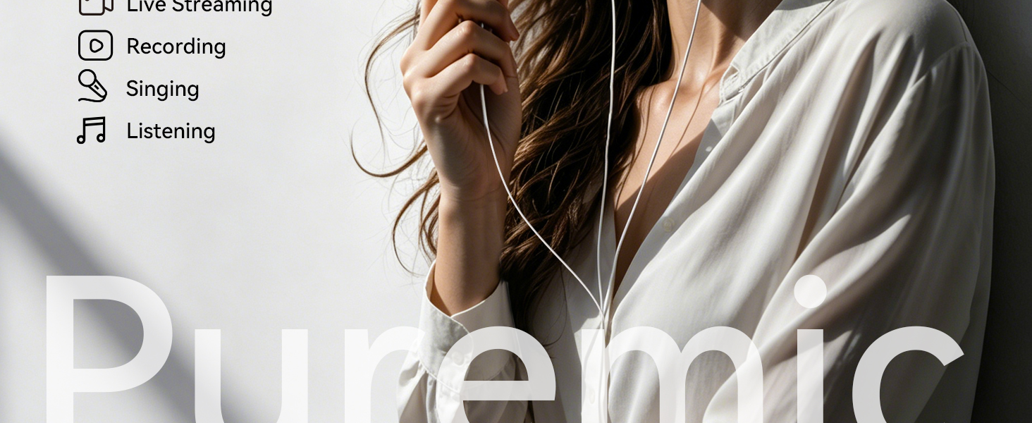 recording headphones with microphone