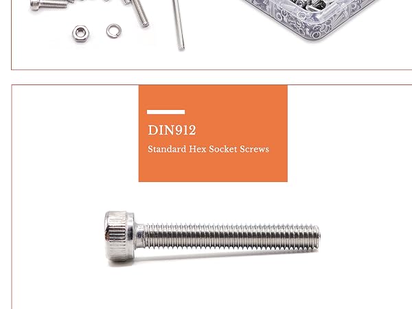 DIN 912 Standard m3 screw kit