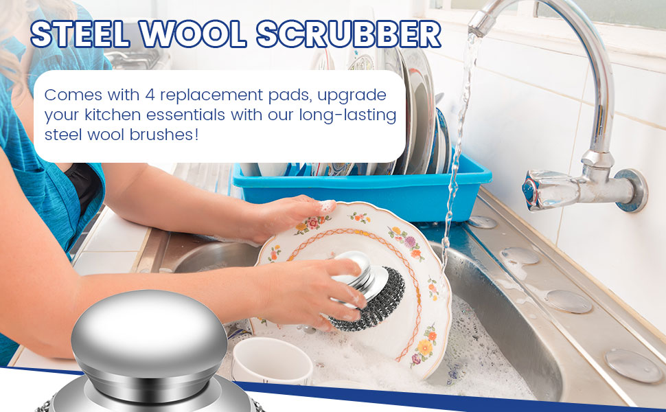steel wool scrubber