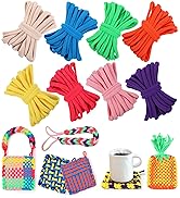 IQKidz 224 PCS Loom Loops Refill for Potholder Weaving Loom Kit