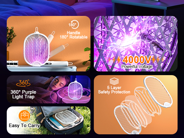 raqueta electrica mosquitos