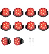 LED Safety Light, Running Lights for Runners LED Bike Tail Lights Clip on Dogs Light for Walking ...