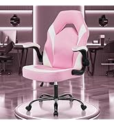 NEWBULIG Computer Gaming Desk Chair - Big Tall Ergonomic Lumbar Support with Flip-up Armrest and ...