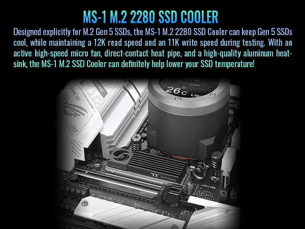 MS-1 M.2 2280 SSD Cooler
