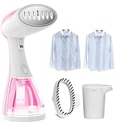 Handheld Portable Garment Steamer for Clothes - 1350W Clothes Steamer Remove Wrinkles for All Fab...