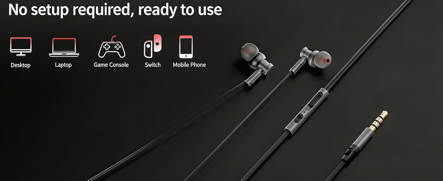 wired headphones