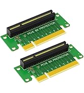 WENZIYAXU 2Pack PCI-Express 8X Riser Card, PCI E Extension Board, 90-Degree Right Angle GPU Exten...