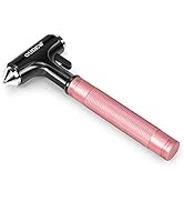 OUDEW Car Safety Hammer, Car Glass Breaker with Seat Belt Cutter, Automotive Escape Tool, Metal W...