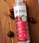 ST. IVES BW DARK CHERRY + ARGAN OIL 4 PIECE 22 OZ./650 ML