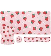 MOSISO Desk Pad Mat Keyboard Mouse Pad Set,Large Gaming Mouse Pad&amp;Keyboard Wrist Rest&amp;Mouse Pad w...