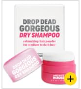 100% Natural Non-Aerosol Dry Shampoo Hair Powder Compact Puff Applicator