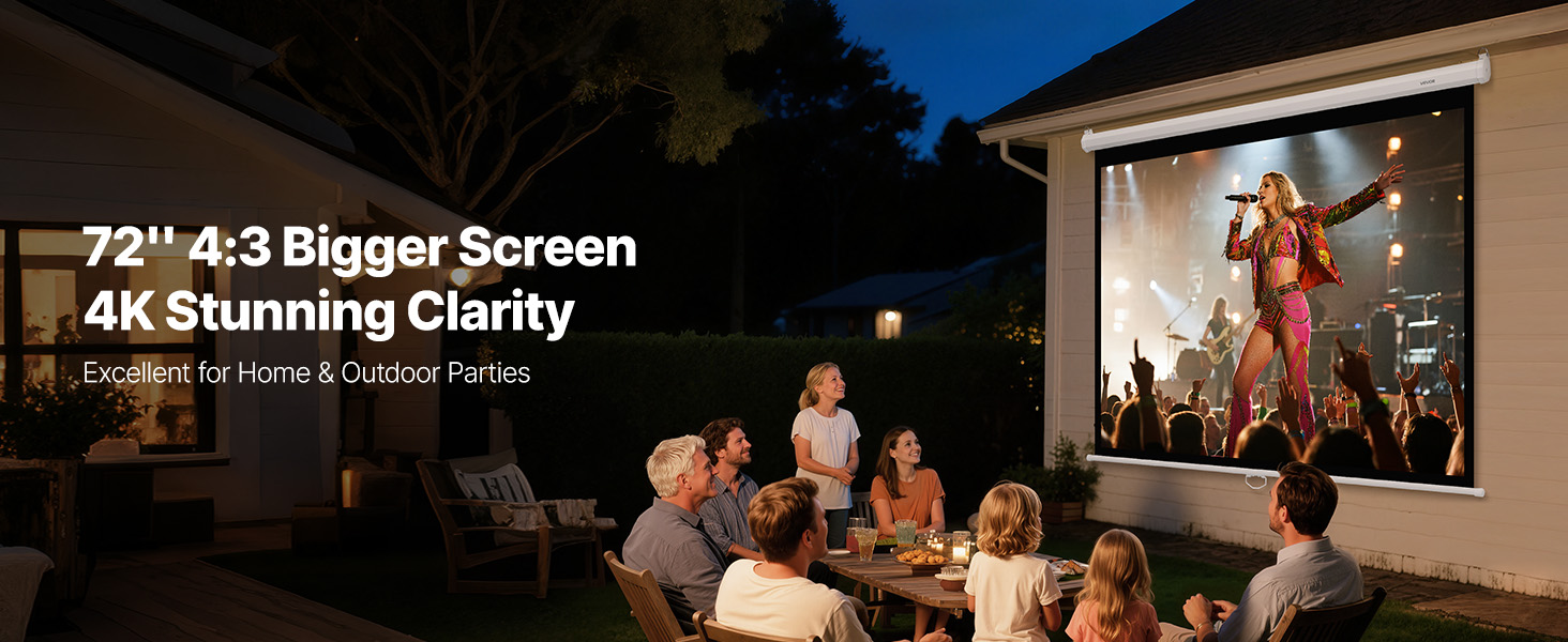 retractable projector screen