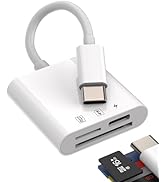 USB C SD TF Card Reader for iPhone 15 3-in-1 Type C Trail Camera Adapter Card Reader Plug and Pla...