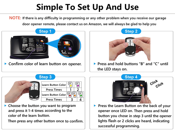 garage door opener remote