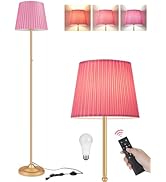 GOEBLESON Pink Floor Lamp for Living Room, 68