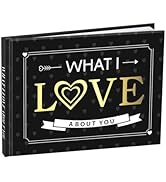 Thboxes What I Love About You Book, Romantic Gifts for Couples What I Love You Fill in The Blank ...