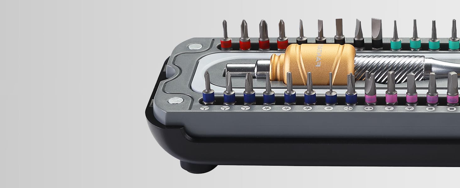 COMPACT SIZE &amp; COLOR-CODED SYSTEM 