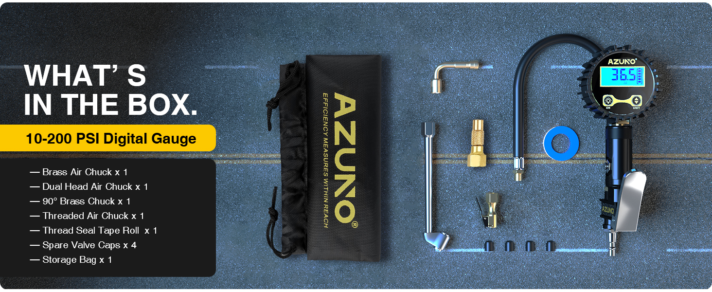 tire pressure tool set