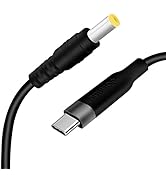 Strhowill 0.4M/1.4FT PD Type C Male to DC 5.5 x 2.5mm Male Power 12V PD Power Charging Cord,Used ...