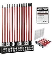 13-Piece Long Torx Bit Set, 6-Inch (150mm), Magnetic Torx Screwdriver Set (T6-T40), Magnetic S2 S...