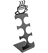 Southern Homewares Countertop Display Holder Holds 6 Pods Black Metal K-Cup Storage Rack