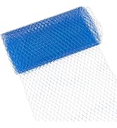 BENECREAT 3.28Yards Veil Mesh Fabric 10inch Wide Net Mesh Fabric Birdcage Bridal Veil for Wedding...