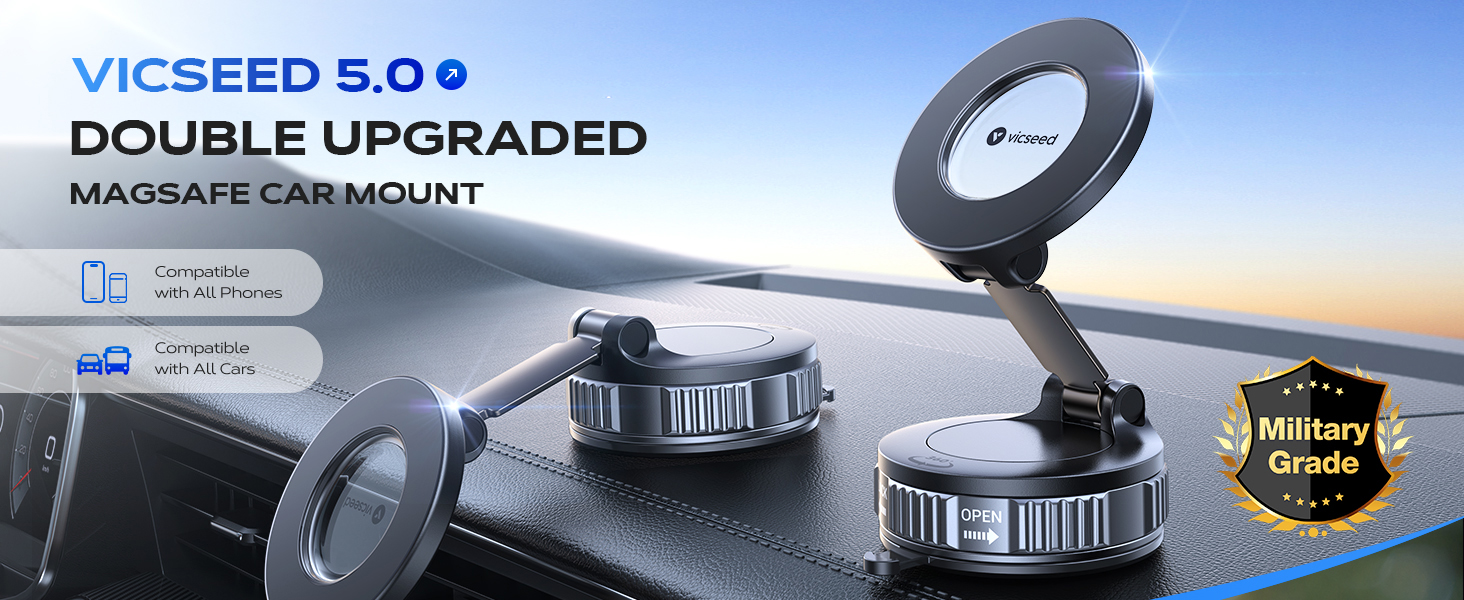 VICSEED phone holders for your car iphone 17 pro phone holder for car mobile phone stand for car