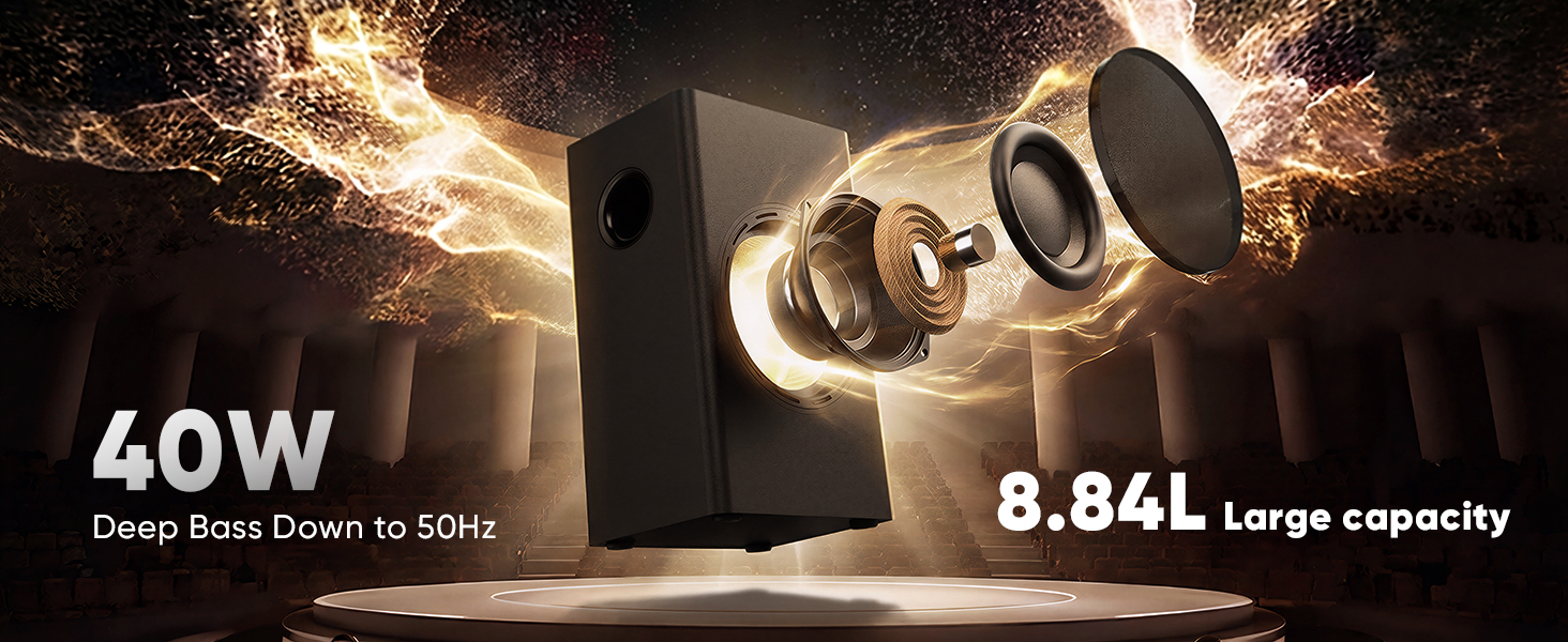 SOUND BAR WITH SUBWOOFER