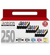 Ankink Compatible Ink Cartridge Replacement for Canon 250XL 251XL