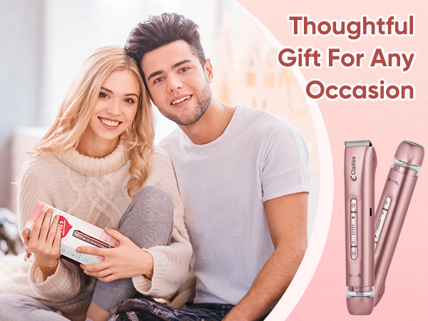 2 in 1 Women Electric Shaver Dual Head Bikini Trimmer for Women