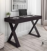 Techni Mobili Trendy Drawer, Espresso Writing Desk