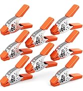 HORUSDY 8-Piece 4" inch Spring Clamp, Heavy Duty Spring Metal Spring Clamps, 1.5"-inch Jaw opening