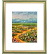 Golden State Art,16x20 Ornate Picture Frame with White Mat for 11x14 Photo or Display 16x20 Print...