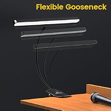 music stand light clip on