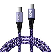 100W/5A USB C Cable PD Fast Charging Type-C to Type-C Android Charger Cord for Motorola Razr,Edge...