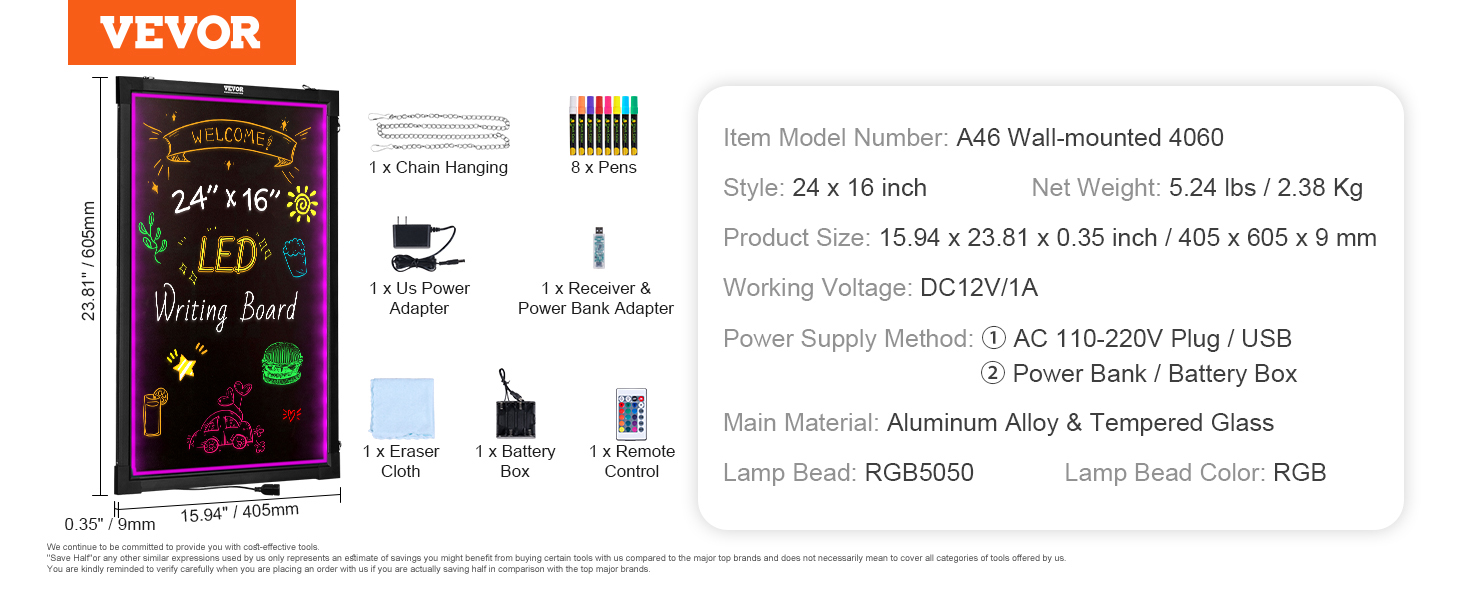 neon effect message frame