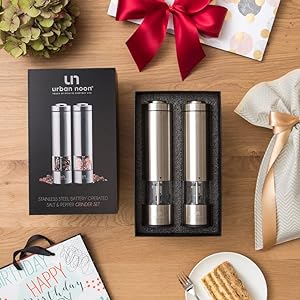 urban noon salt and pepper grinder set