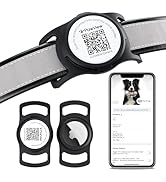 PawView AirTag Dog Collar Holder, AirTag Cat Collar Holder - Scan Alert | Instant Lo...