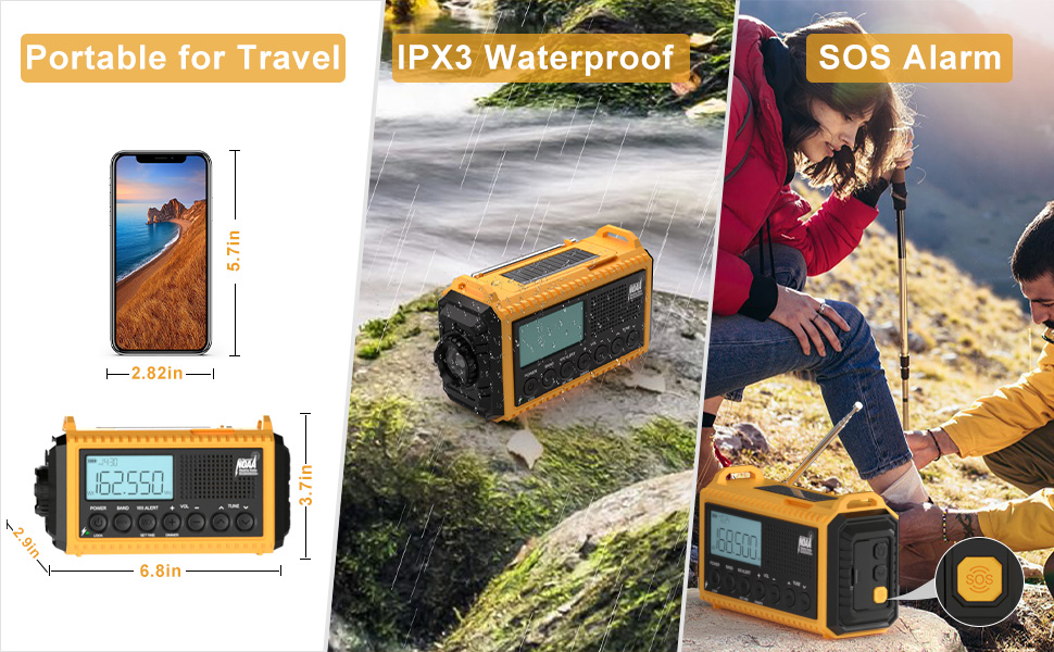 emergency crank radio