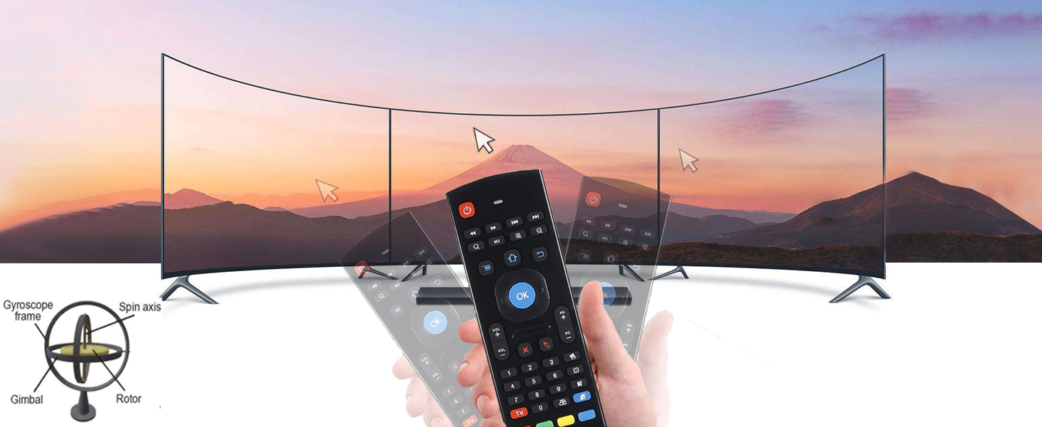 wireless air mouse remote